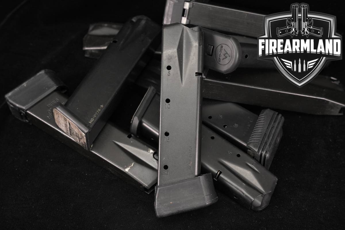 NINE (9) Sig Sauer P226 18 & 20 Round Magazines 9mm Luger P-226 Mags