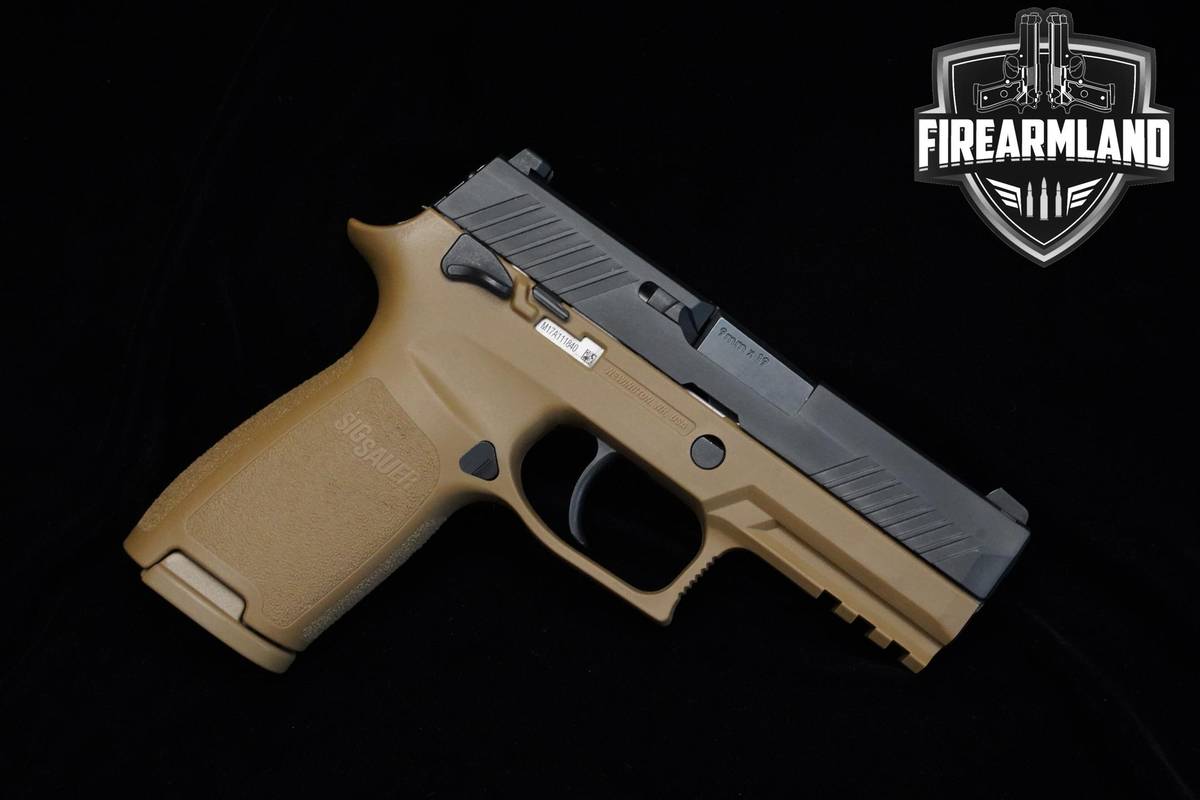 Sig Sauer M17 P320 9mm 3.7" FDE +2 MAGS & ORIG CASE