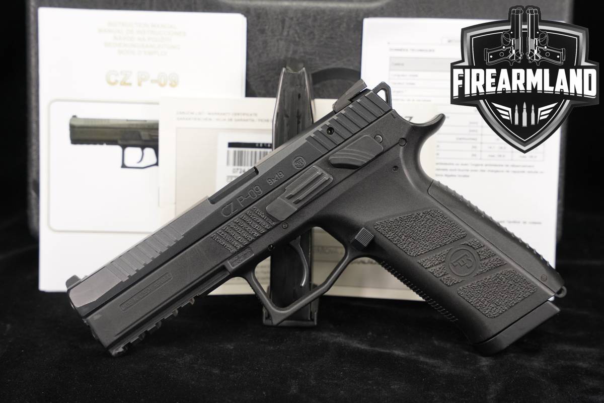 CZ P-09 9mm 4.5" P09 +2 MAGS & ORIG CASE