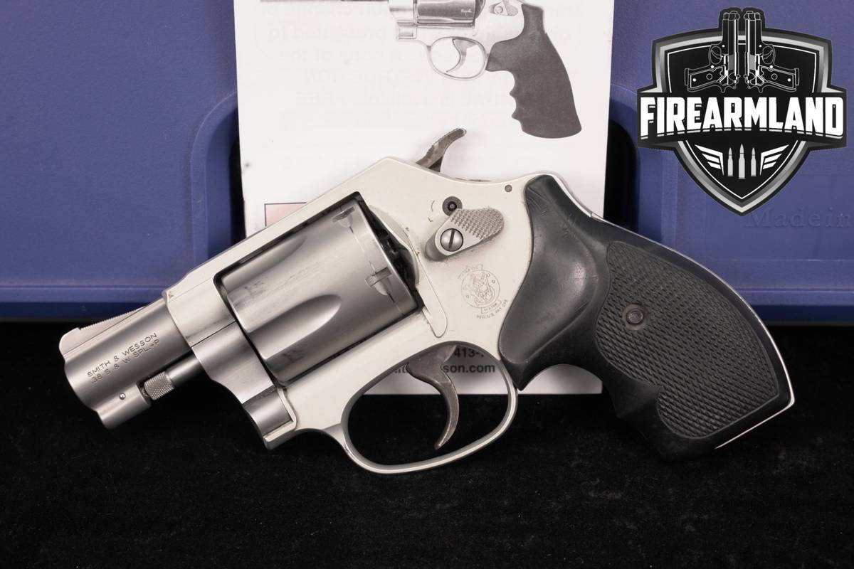 Smith & Wesson Model 637-2 Airweight S&W 38 Special +P Rated DA/SA