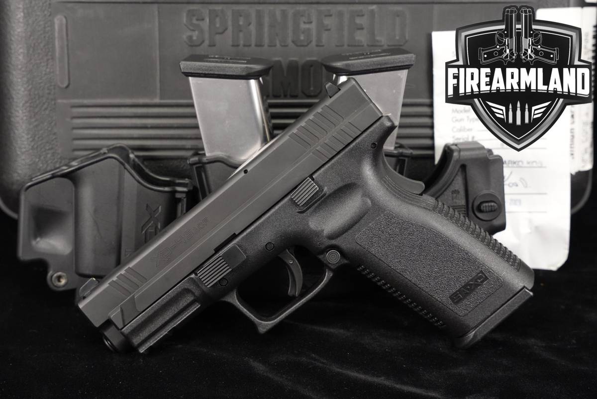 Springfield Armory XD Service Model 45 ACP +3 MAGS, ORIG CASE & HOLSTER