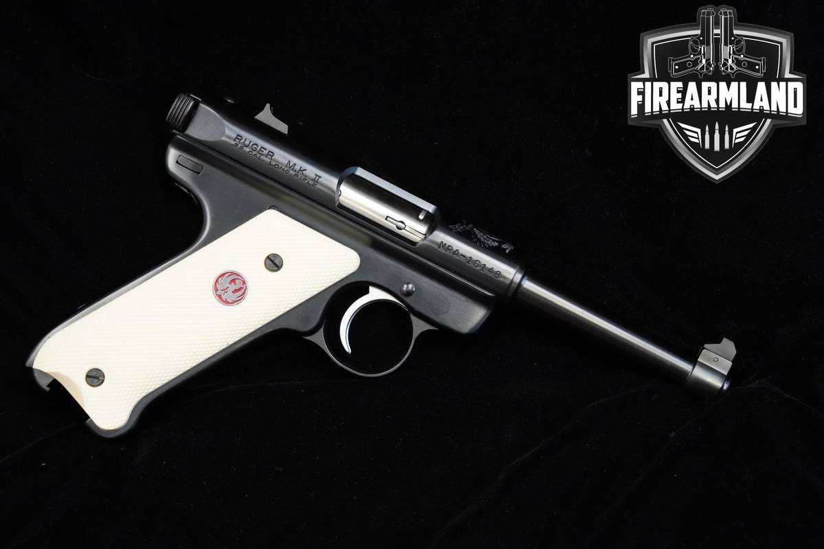 2003 Ruger MK II NRA edition 22LR Blued Ruger-MK II Mark-2 MKII +ORIG CASE