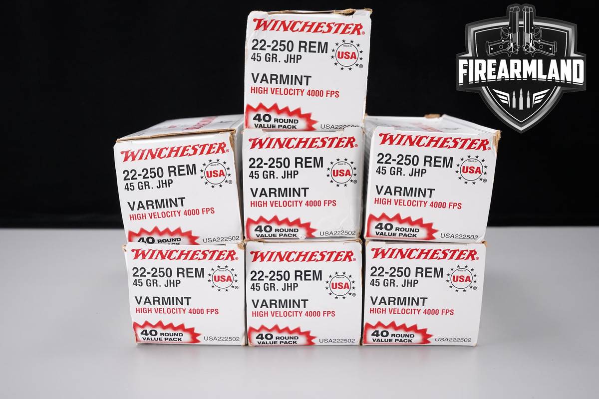 280 RDS! 22-250Rem Ammo 22-250 Remington