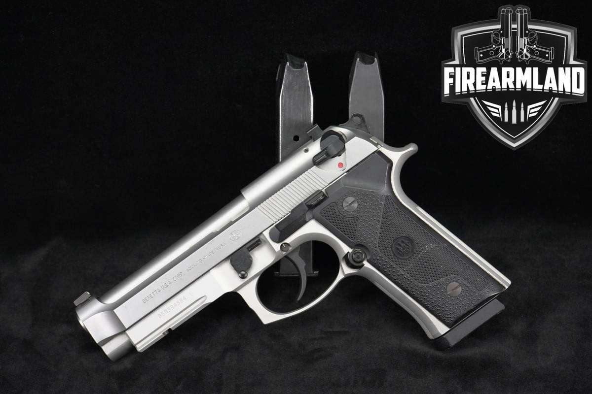 Beretta MOD 96 Vertec Inox 40S&W 4.7" Stainless +3 MAGS