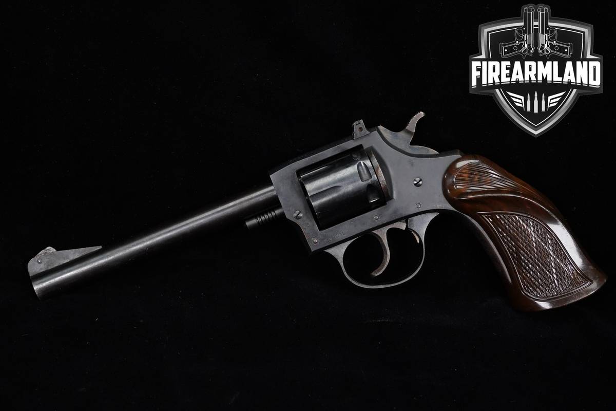 Iver Johnson Model 57A IJ Target 22LR 6" Blued +HOLSTER