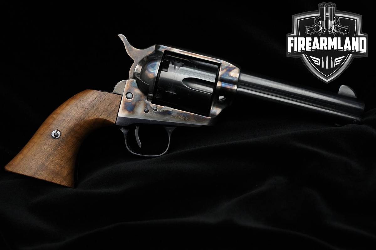 F.lli Pietta Model 1873 44 BPM 4.75" Blued Black Powder Pistol Italy 6rd