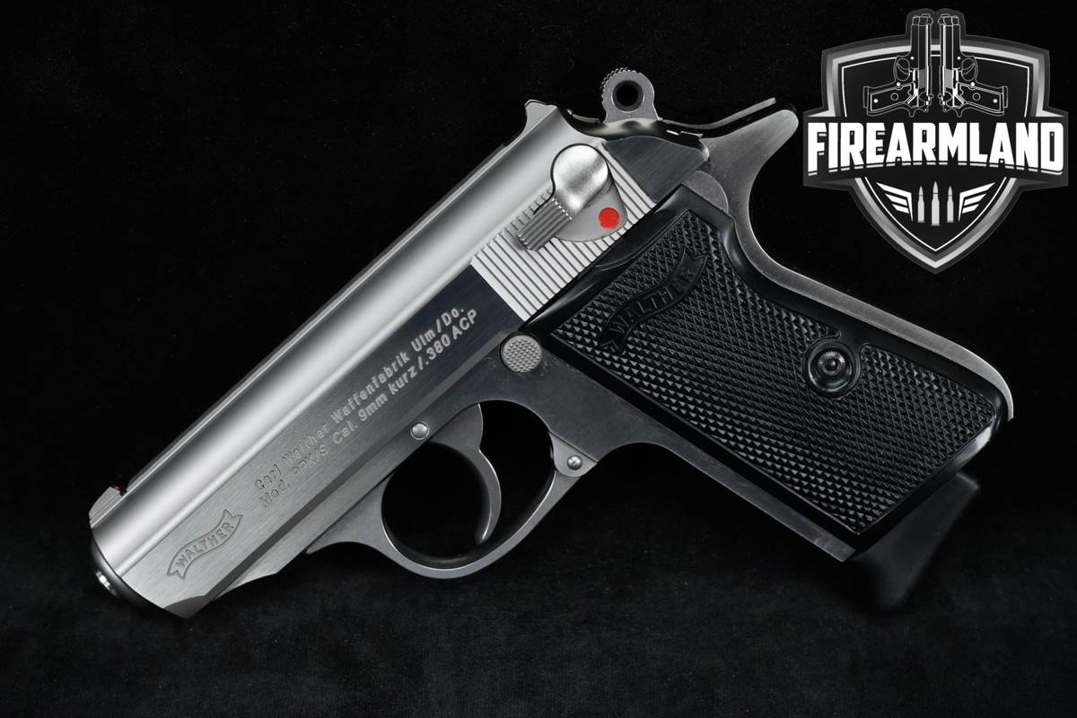 Walther PPK/S 380-ACP 3.3" Stainless PPK +2 MAGS & ORIG CASE
