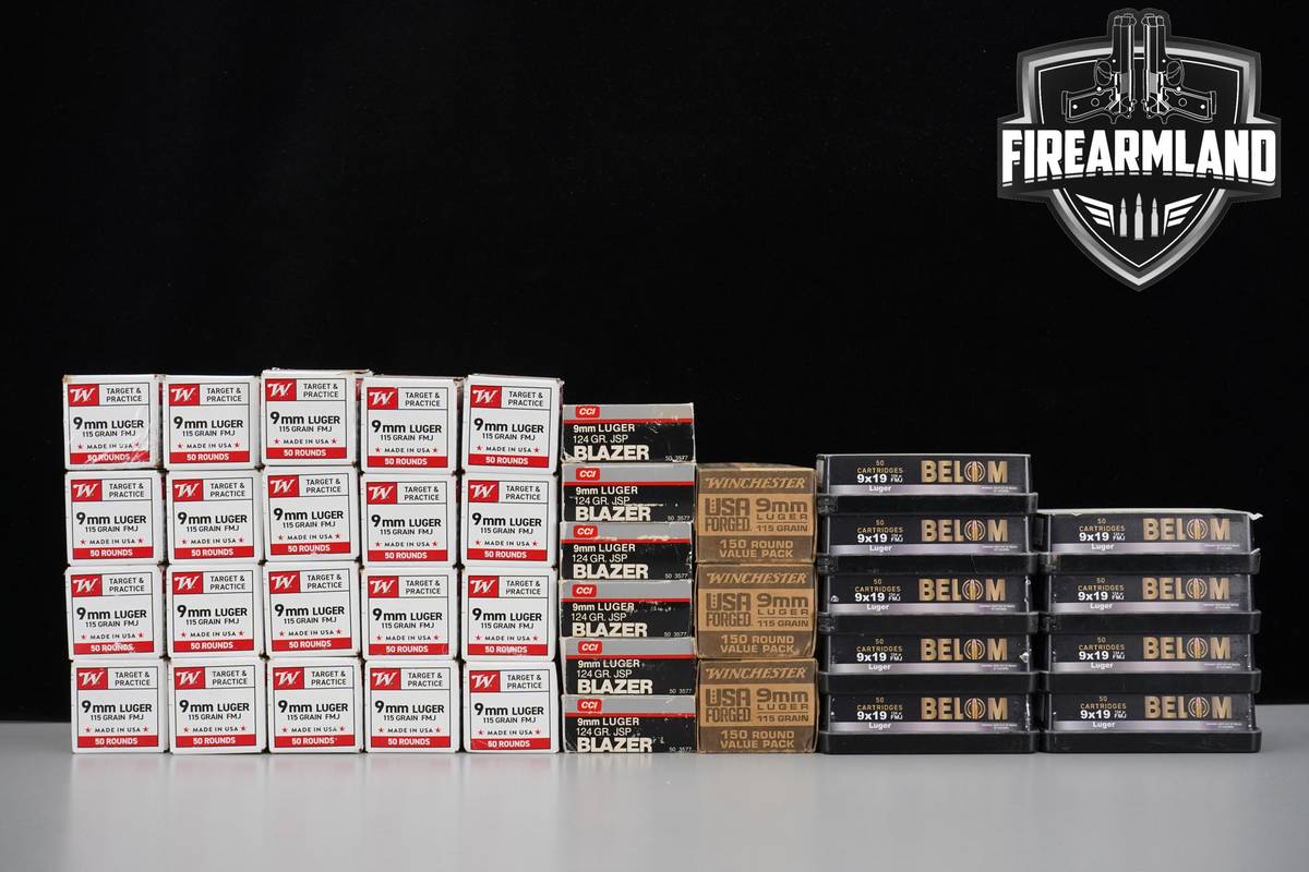1900 RDS! 9mm Ammo 9-mm