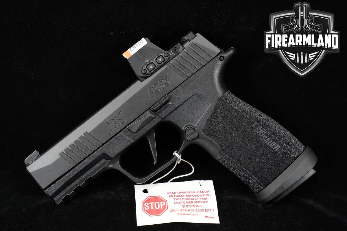 LNIB Sig Sauer P365 XMacro 9mm 3.7 P-365 X-Macro +3 MAGS, OG CASE & ROMEO-X