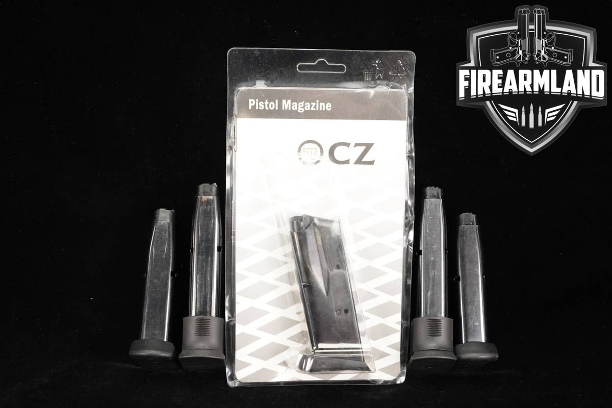 FIVE (5) CZ 2075 Rami 10 Round Magazines 9mm Luger Mags