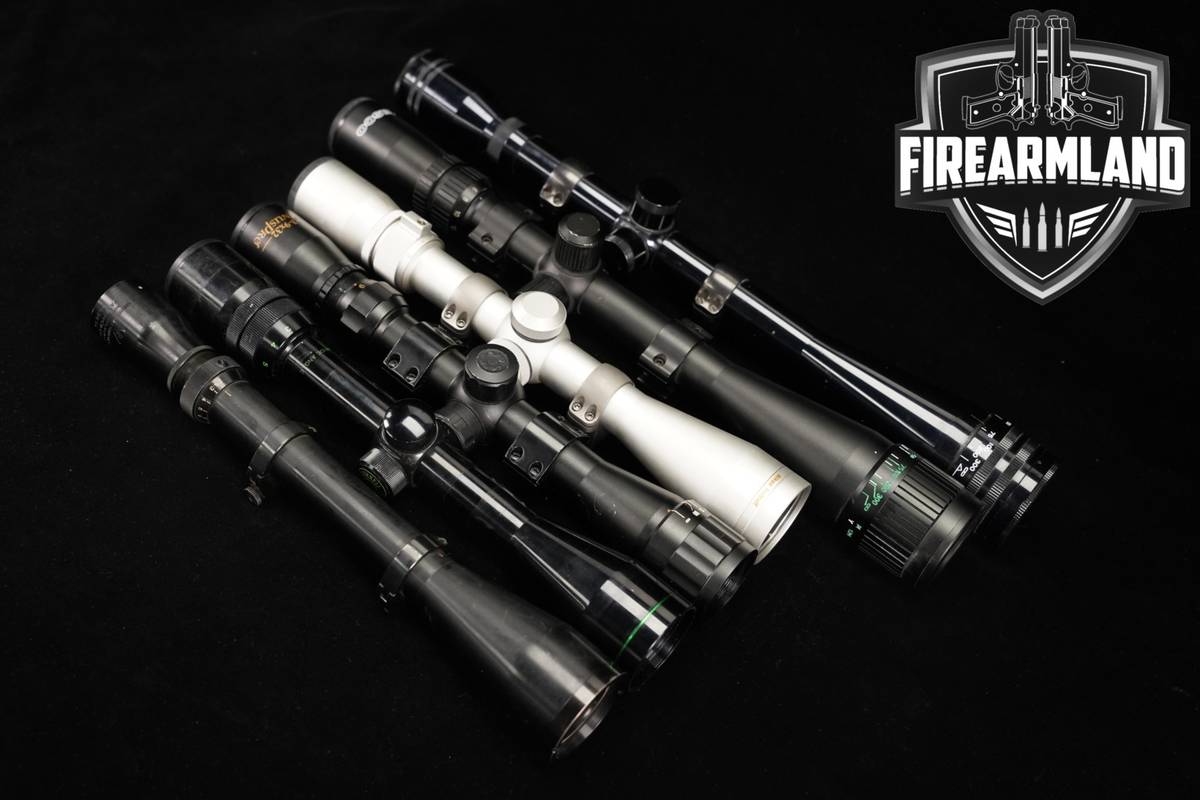SIX SCOPE LOT 6 Pack Tasco KonusPro Bausch & Lomb Nikon Bushnell Scopes