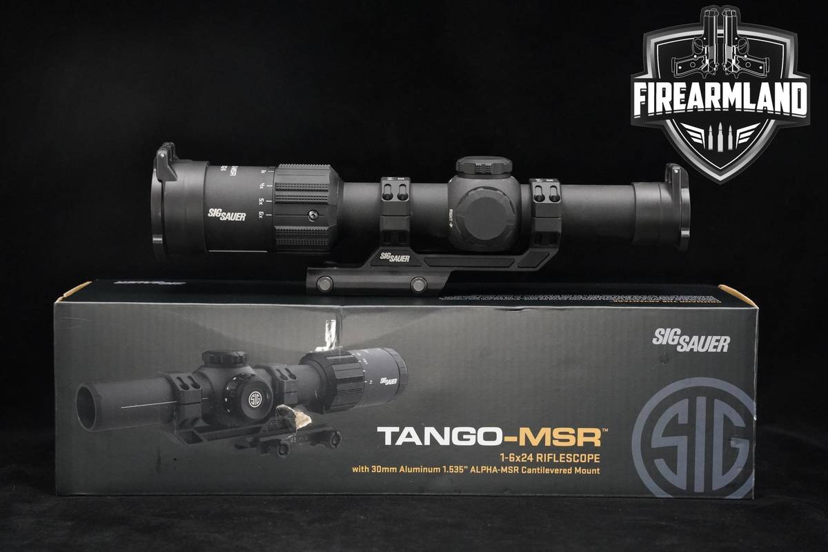 Sig Sauer Tango-MSR LPVO 1-6x24mm BDC6 SFP Reticle SIG Tango-MSR LPVO OPTIC