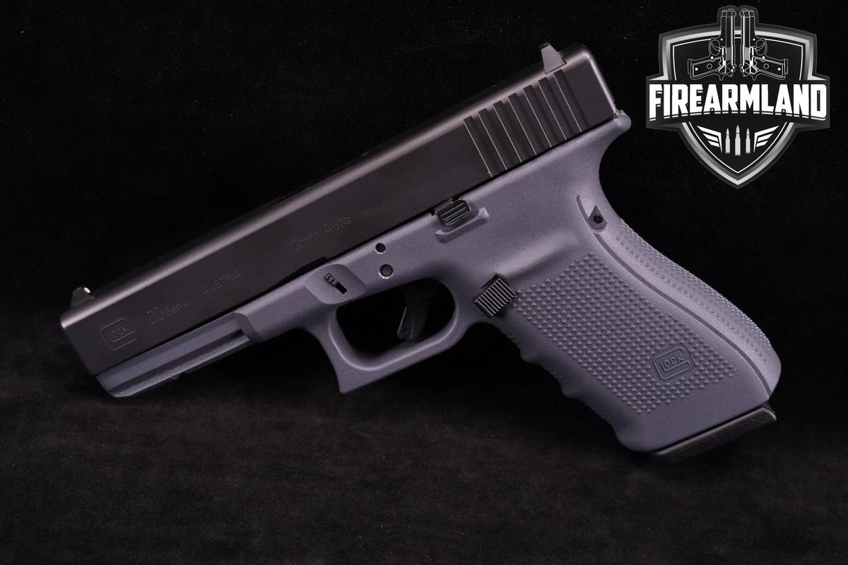 Glock 20 Gen4 Exclusive Grey Frame 10mm G20 Gen-4 +3 MAGS & ORIG CASE