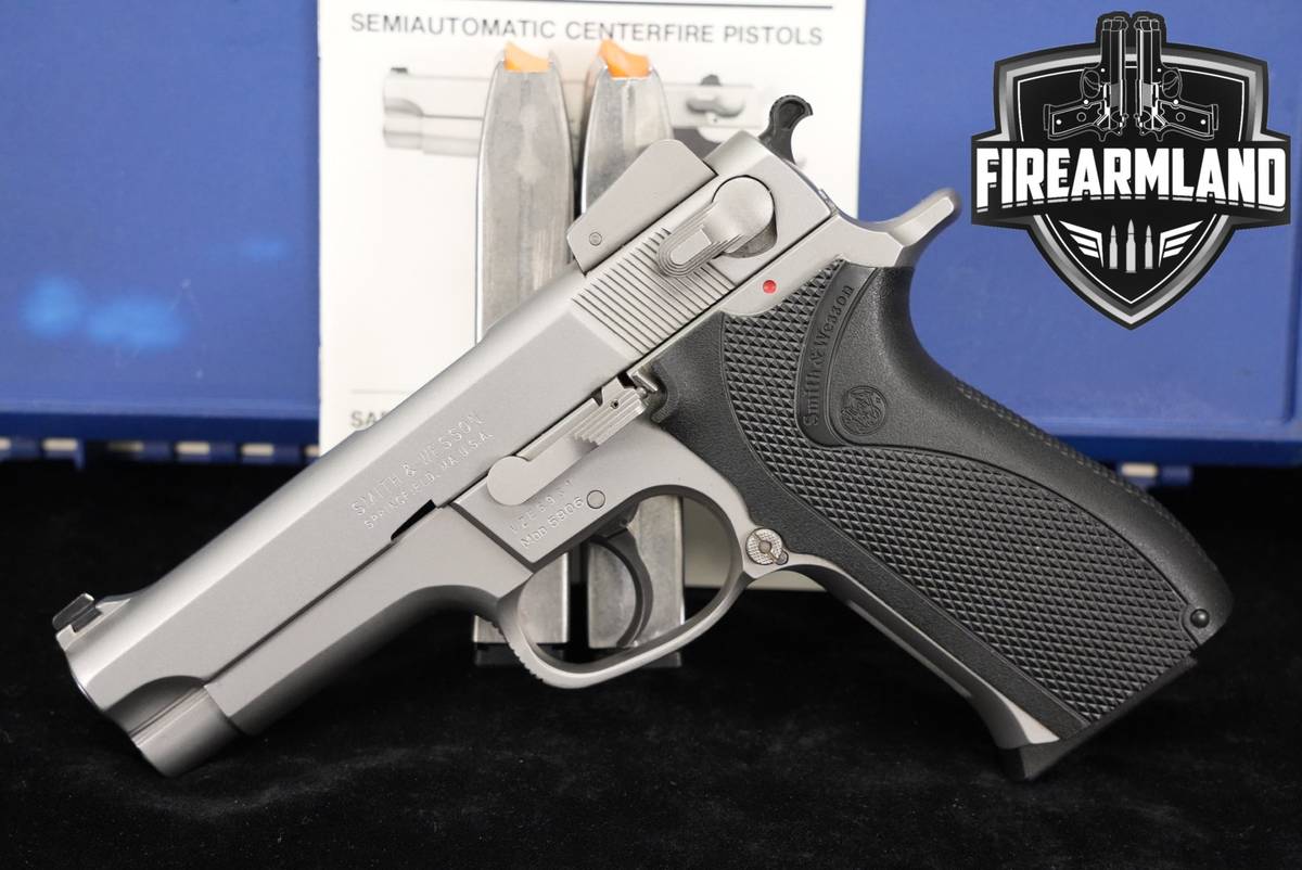 Smith & Wesson Model 5906 Third Generation 9mm S&W +3 MAG, ORIG BOX