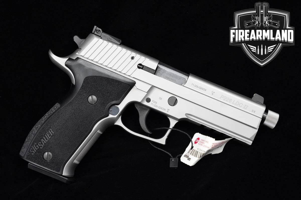 VERY RARE! Sig Sauer P226 LDC II TB DA/SA GERMAN MASTERSHOP 9mm 5" Silver