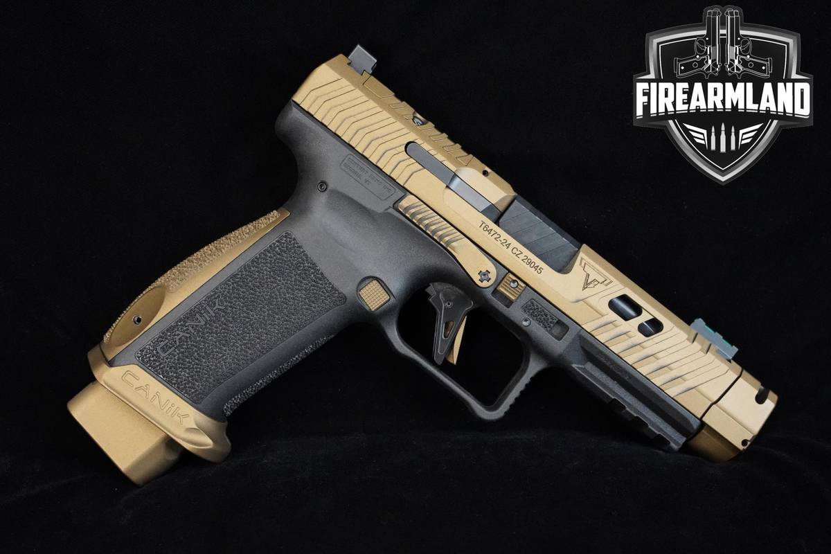 RARE Canik TTI Combat 9mm 4.75" TTI Bronze Canik Combat +4 MAGS & ORIG CASE