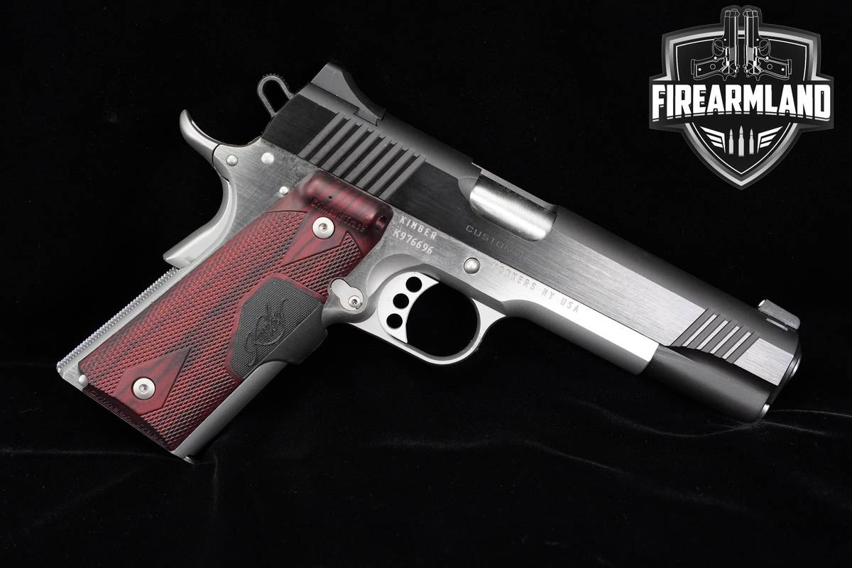 Kimber Custom II Two-Tone 45 ACP 1911 5" Two-Tone Black & Stainless +2 MAGS
