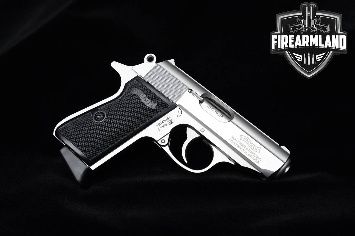 LIKE-NEW Walther PPK/S 380 ACP 3.3" Stainless Steel Pistol +2 MAGS
