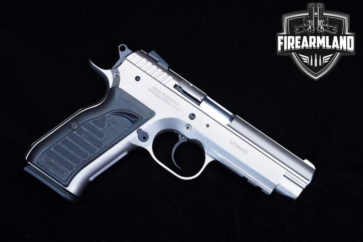 EAA Corp Tanfoglio Witness 9mm 4.5" Nickel Finish EAA-Corp Tanfoglio DA/SA