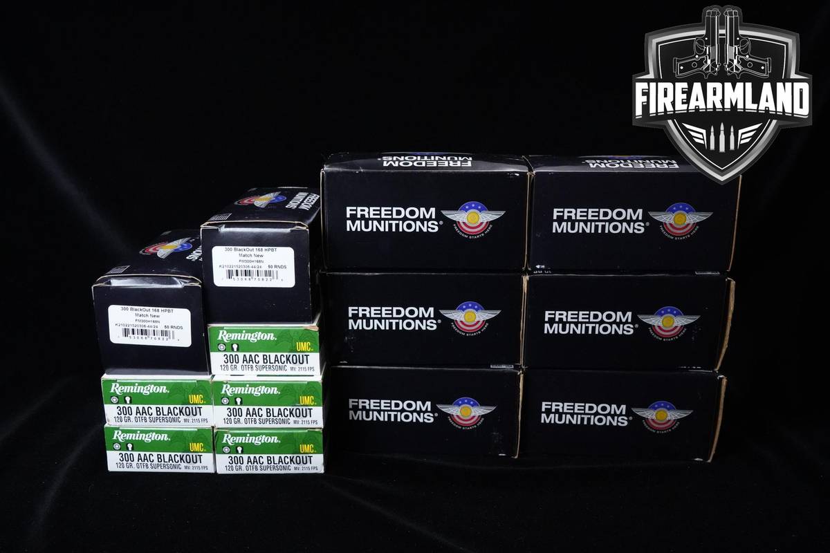 300 Blackout Ammo 300-BLK-AAC Ammo 500 ROUNDS