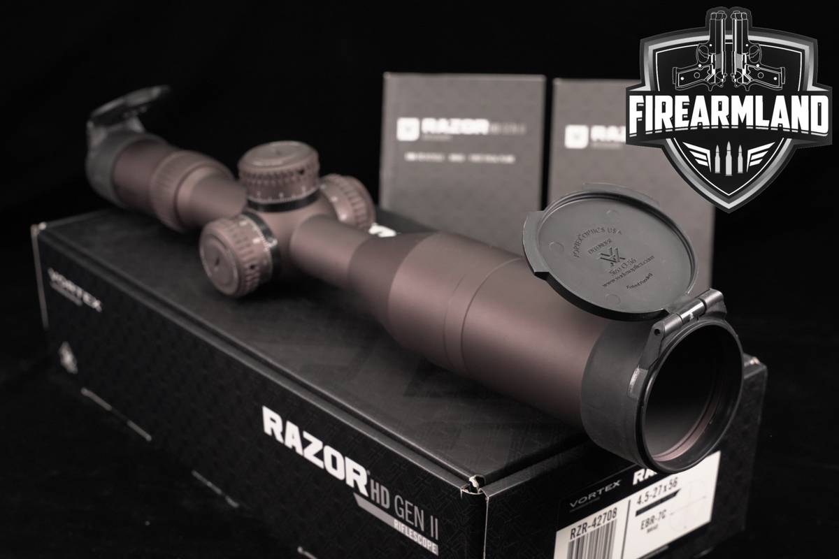 Vortex Optics RAZOR HD GEN II 4.5-27X56 EBR-7C MRAD FFP Scope 2 +ORIG BOX