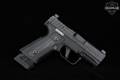 Israel Weapon Industries (IWI) Masada 9S Commander Series Aluminum Frame; Mischief Machine Collaboration 9mm Luger Stainless & Black in Excellent Condition Image 4