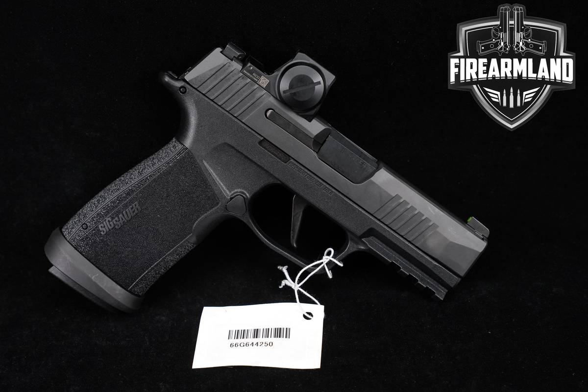 Sig Sauer P365 XMacro 9mm 3.7" P-365 Macro +3 MAGS, ORIG CASE & ROMEO-X