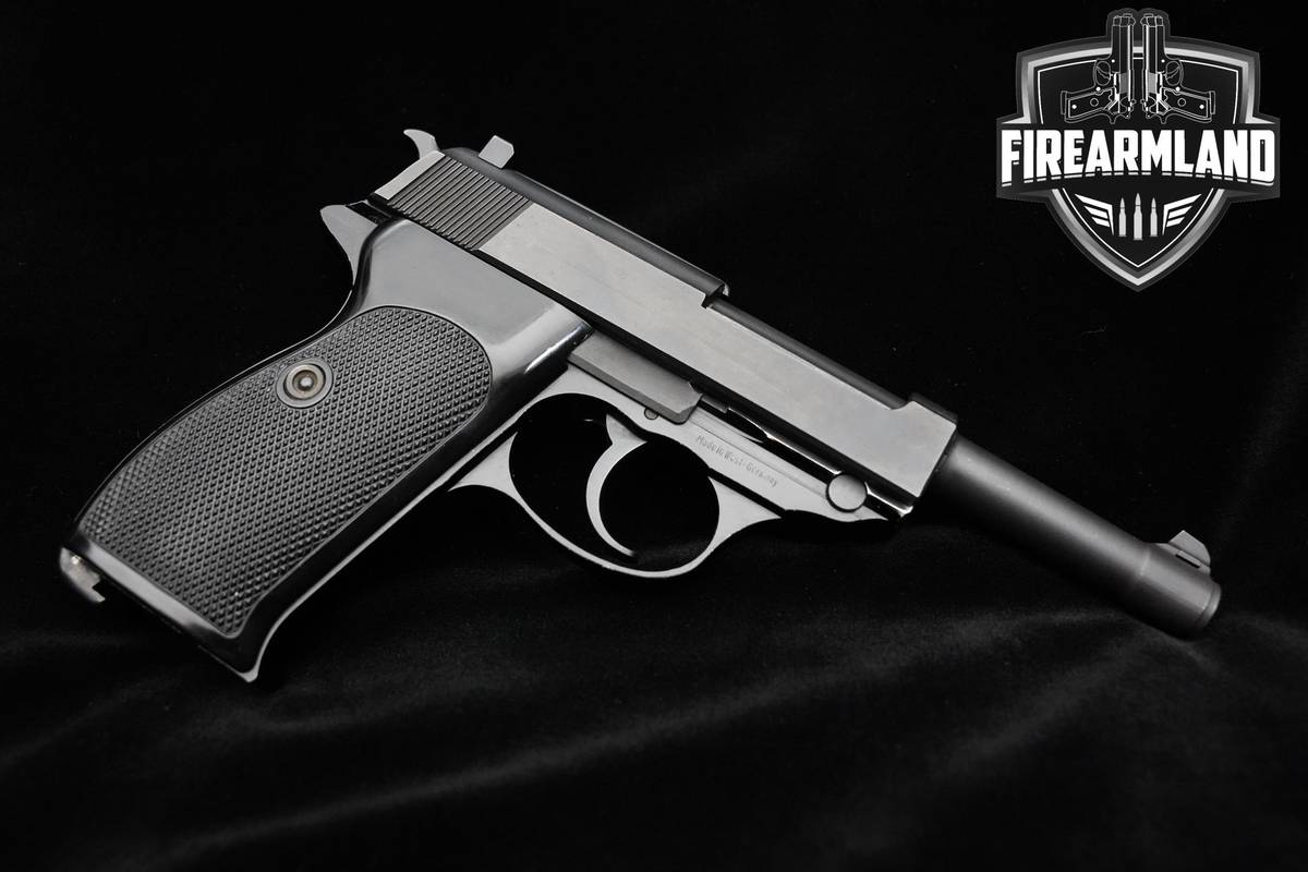 1968 Walther P38 9mm 5 Anodized Black P38 Walther 9mm