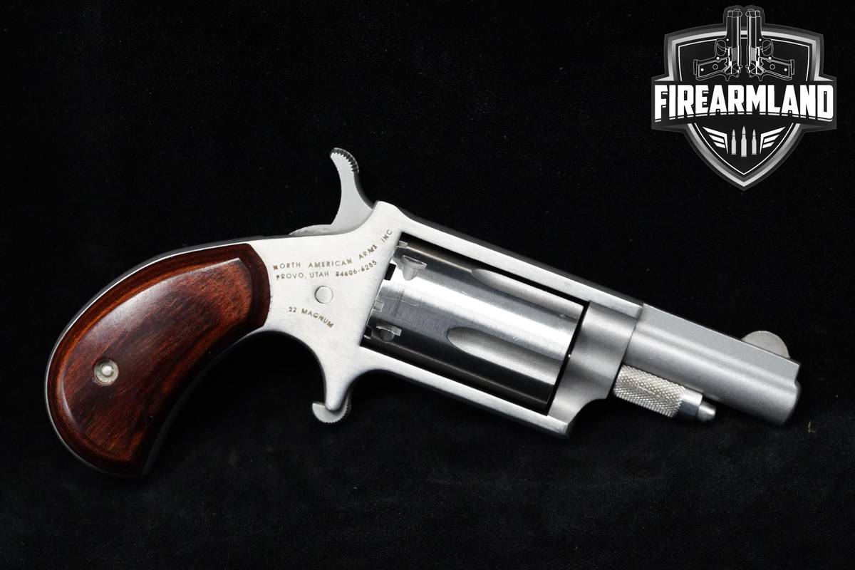 North American Arms (NAA) 22M 22 Magnum 1.63" Brushed Stainless NAA 22-M