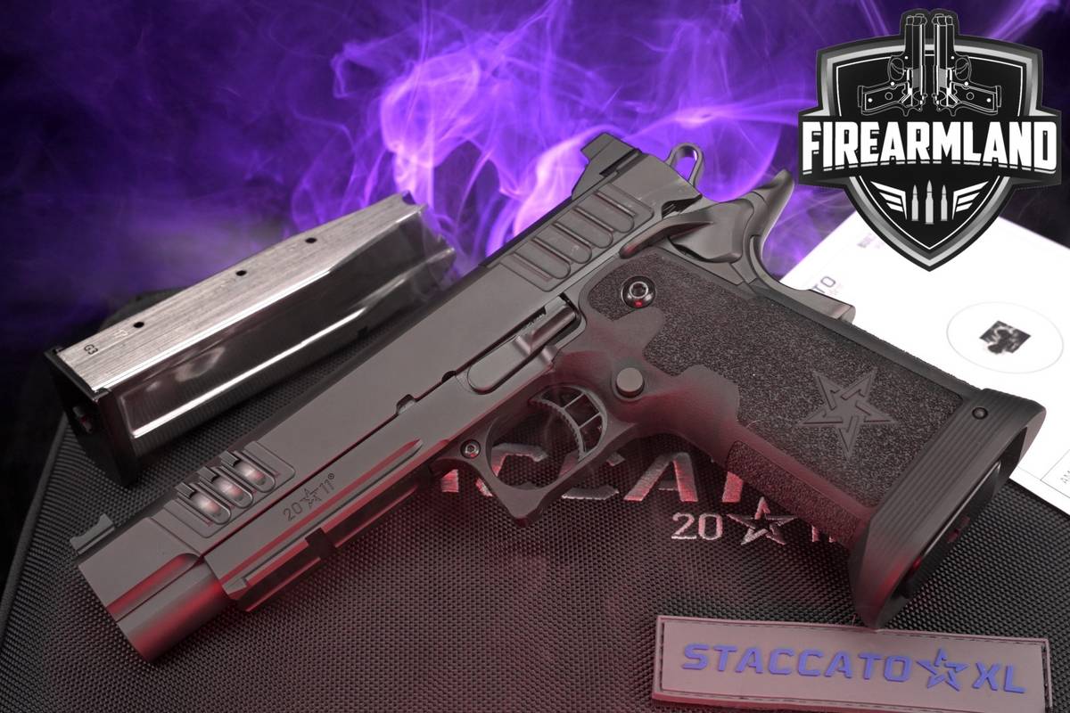 Staccato XL 9mm 5.4" Black & Gray STI 1911 2011 +2 MAGS & ORIG CASE