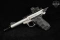 Smith & Wesson (S&W) SW22 Victory .22 LR Satin Stainless in Very Good Condition Image 2