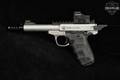 Smith & Wesson (S&W) SW22 Victory .22 LR Satin Stainless in Very Good Condition Image 3