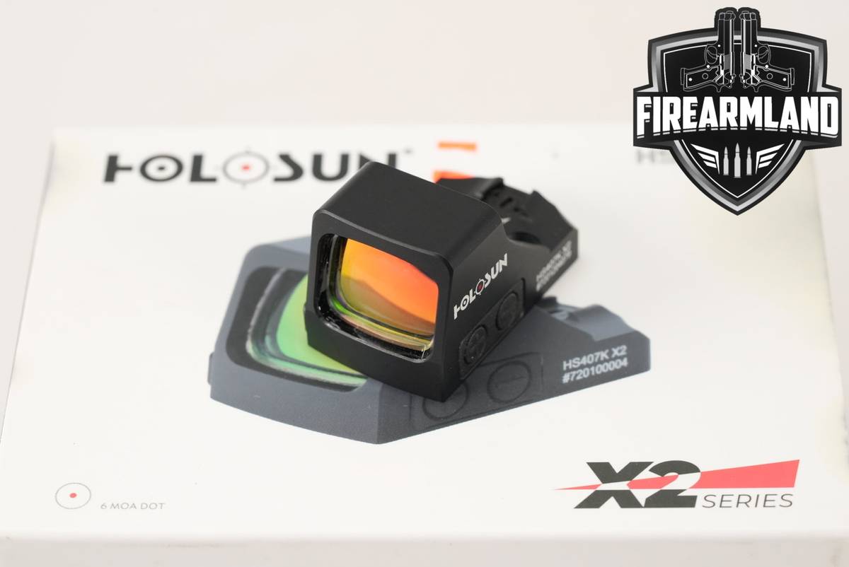 Holosun HS407K X2 6 MOA Red Dot Sight HS-407K +ORIG BOX