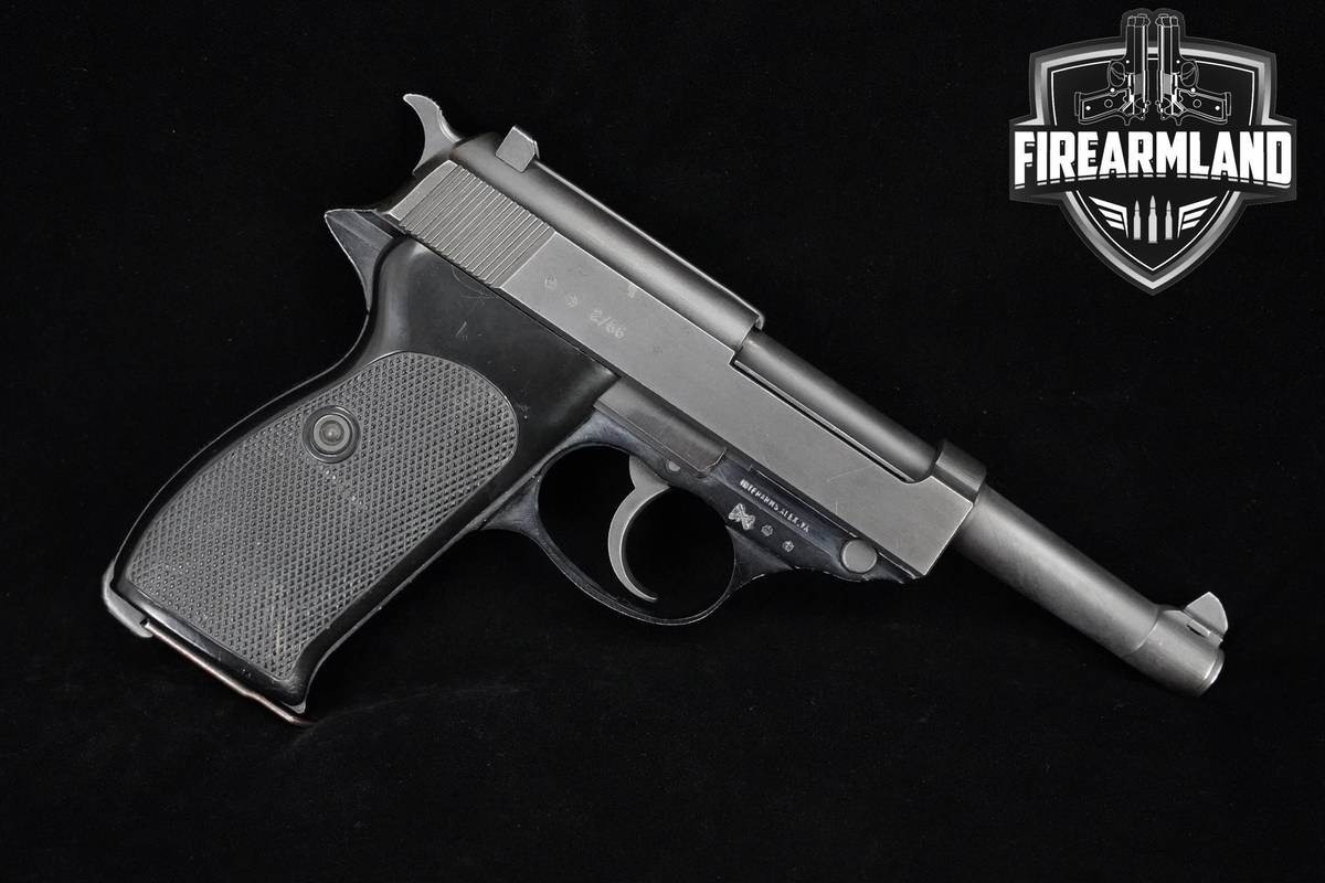 MODERN P38! 1966 Walther P1 9mm 5" Walther P-1 +2 MAGS & HOLSTER