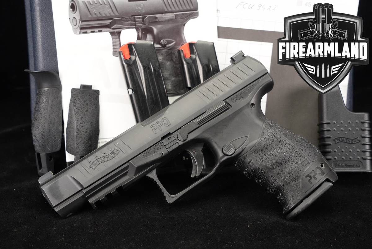 Walther PPQ M2 5-inch 9mm +3 MAGS & ORIG CASE