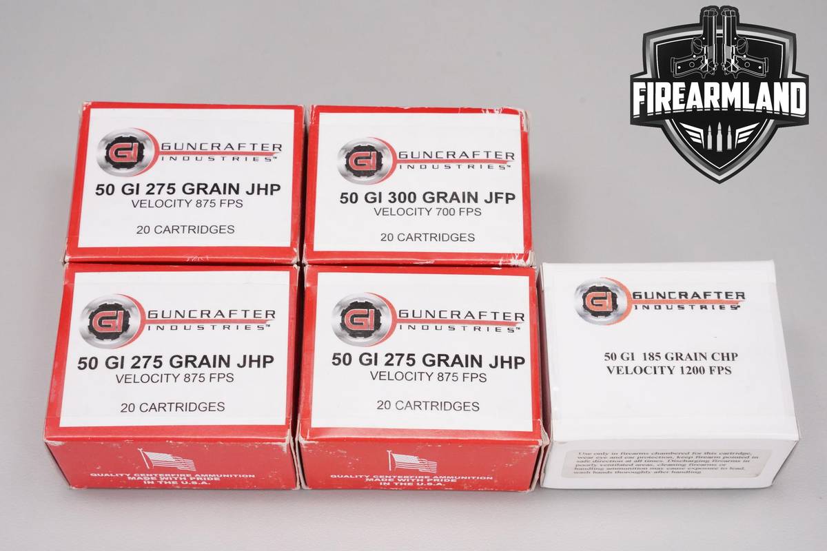 50 GI Ammo 50-GI Ammunition 100 ROUNDS