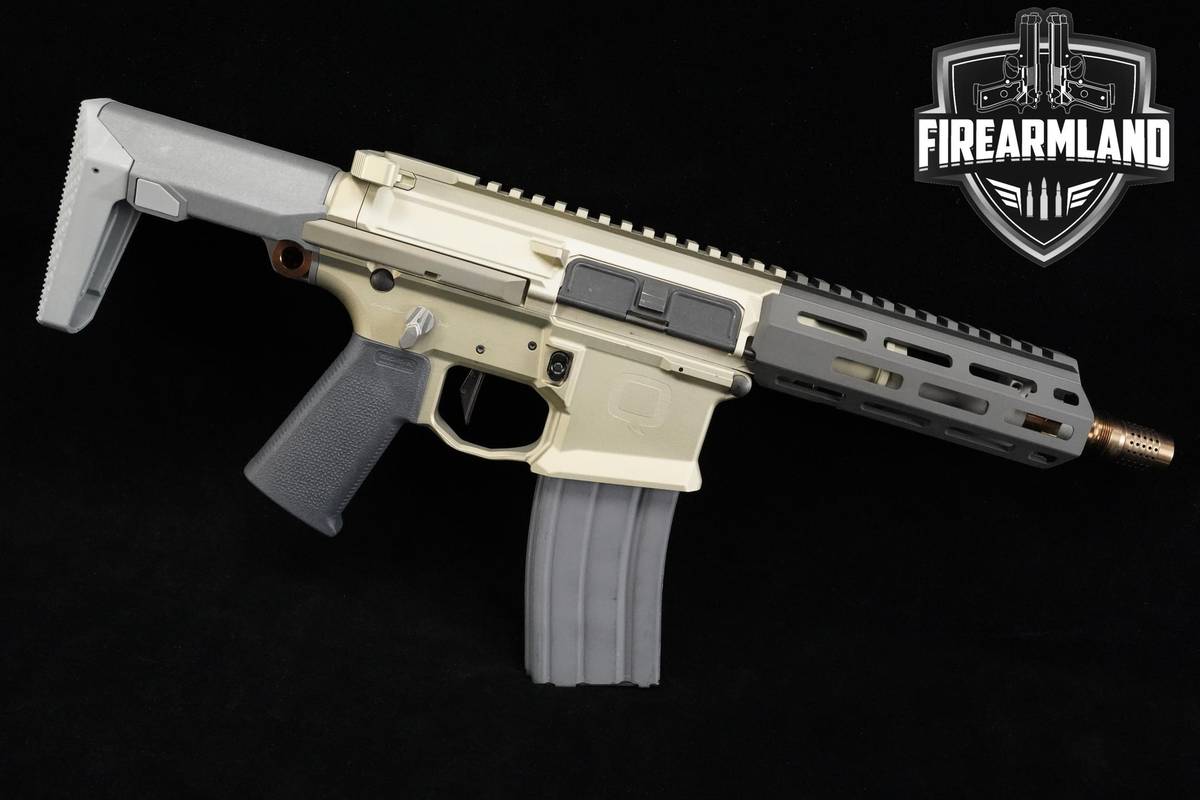 Q Honey Badger 300 Blackout AR-15 AR15 AR Tan/Gray Q AR-15-AR15 AR ORIG BOX