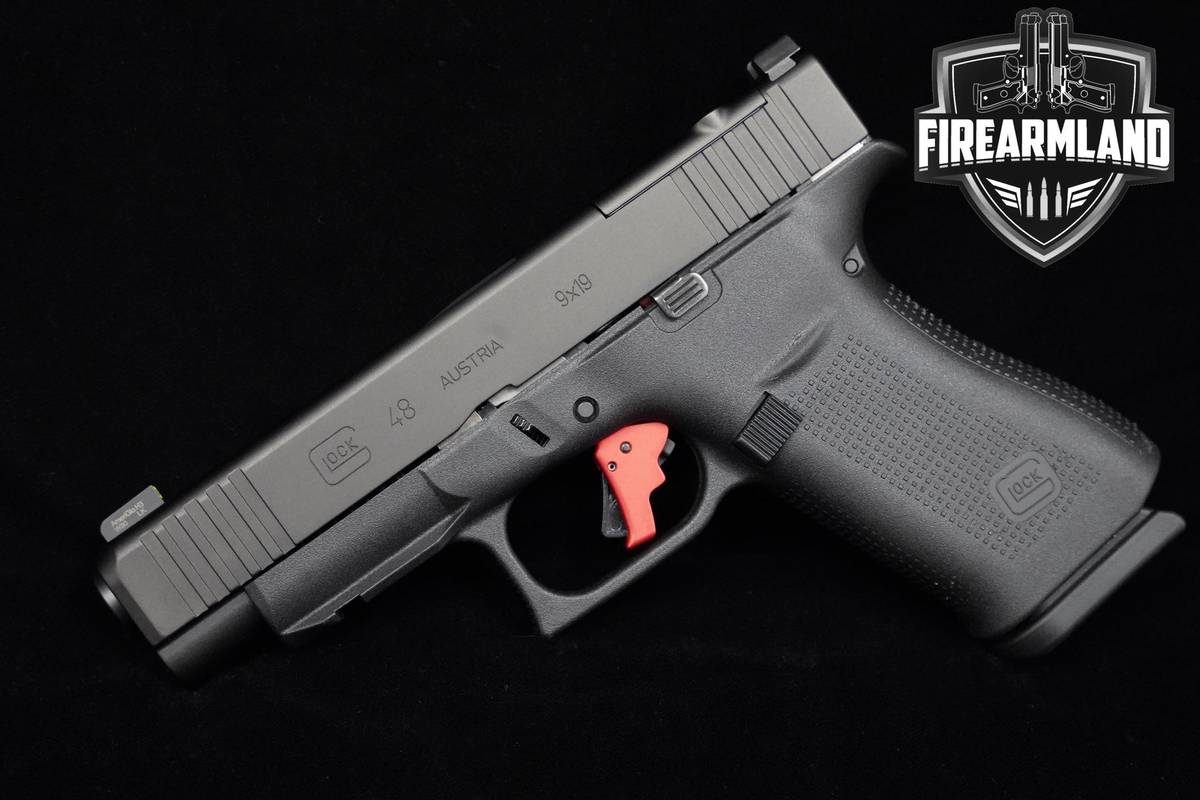 Glock 48 MOS Slimline 9mm Glock G48 G-48 +APEX Trigger 2 MAGS & ORIG CASE