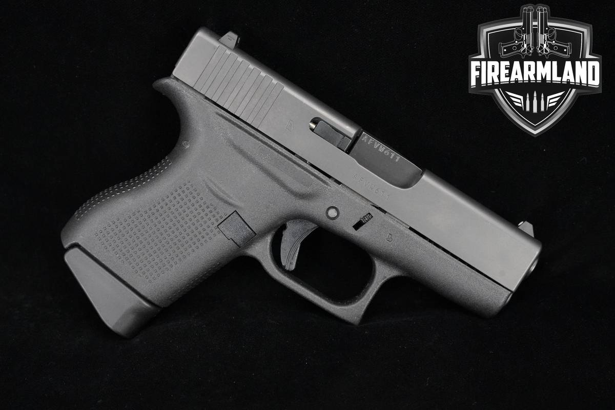 Glock 43 Slimline 9mm Glock-43 G43 +2 MAGS & HOLSTER