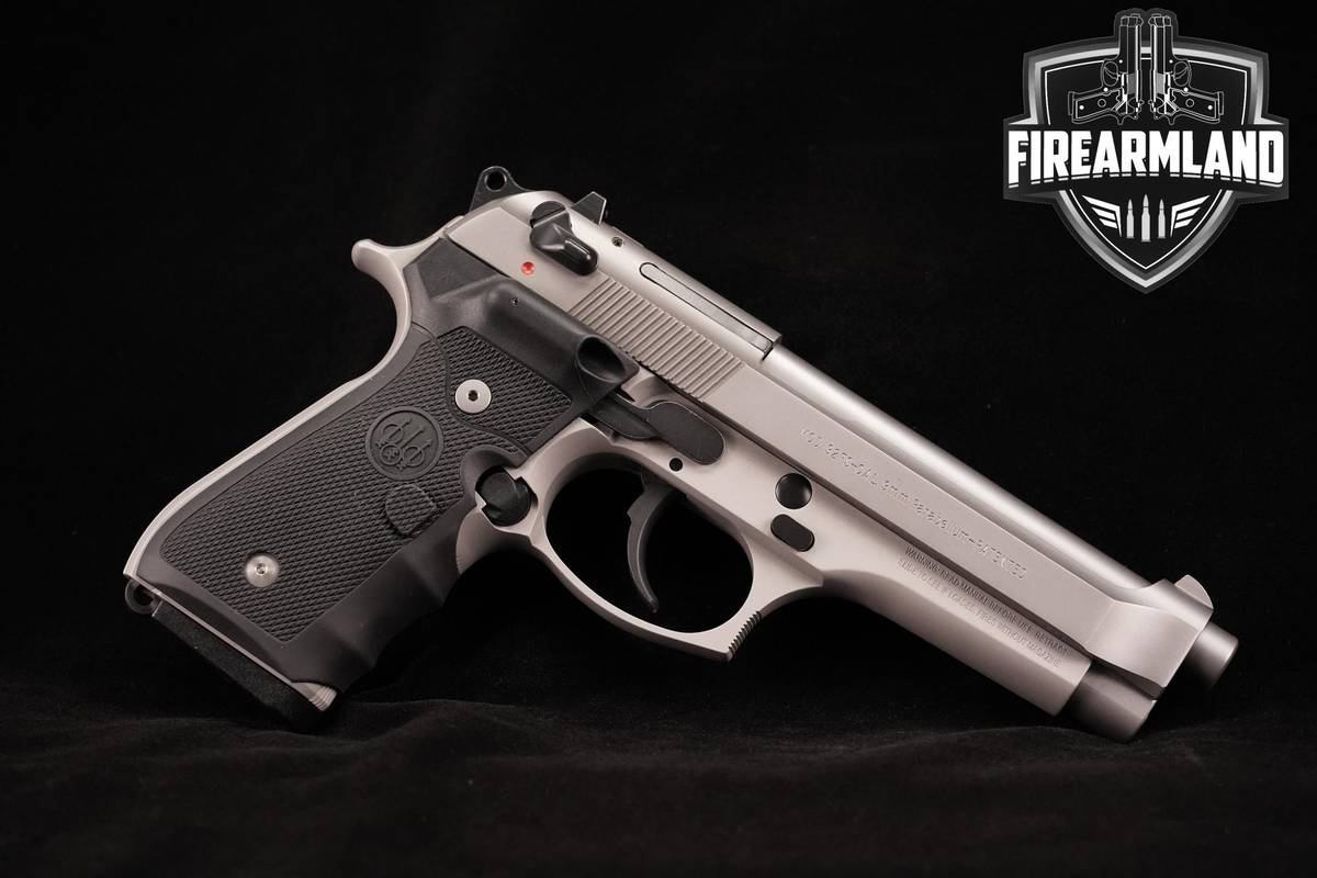 2005 Beretta 92FS Inox Laser Grip 9mm 4.9" Inox 92 FS M92 3MAGS & ORIG CASE