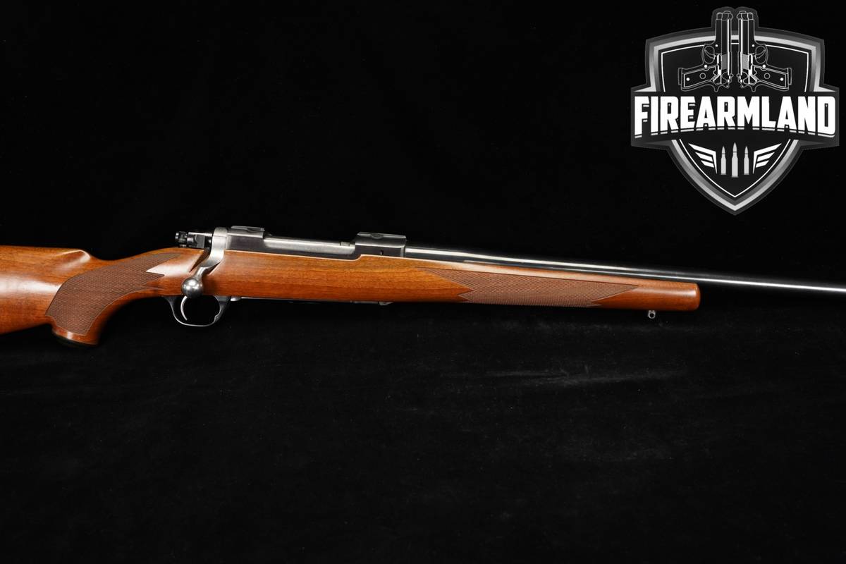Ruger M77 Hawkeye Standard 338 Win Magnum 24" Blued & Walnut M 77 CRF