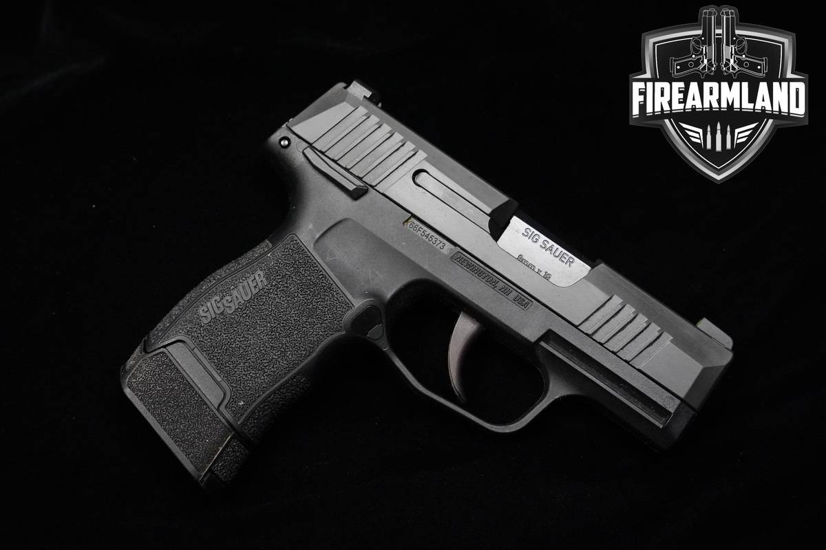 Sig Sauer P365 9mm 3.1" Nitron P365 P-365 +3 MAGS & ORIG CASE