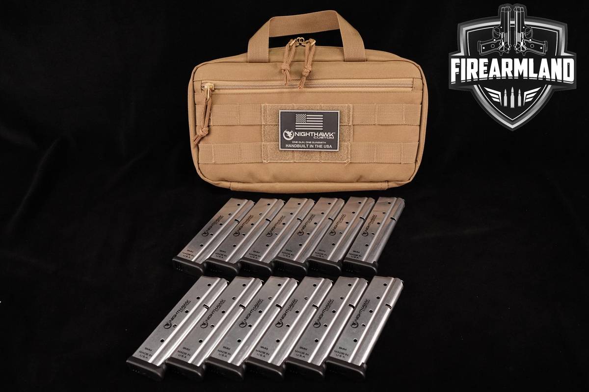 12-COUNT Nighthawk Custom 1911 Single Stack Magazines 10-Round Government