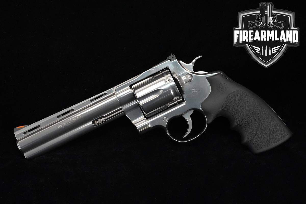 Colt Anaconda 44 Magnum 6" Stainless Steel Colt-Anaconda +ORIG CASE