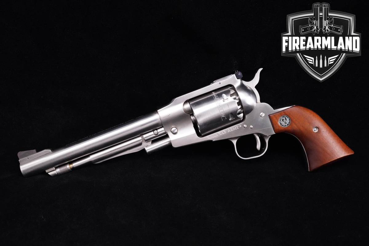 VINTAGE 1978 Ruger Old Army 44-BPM 7.5" Satin Stainless