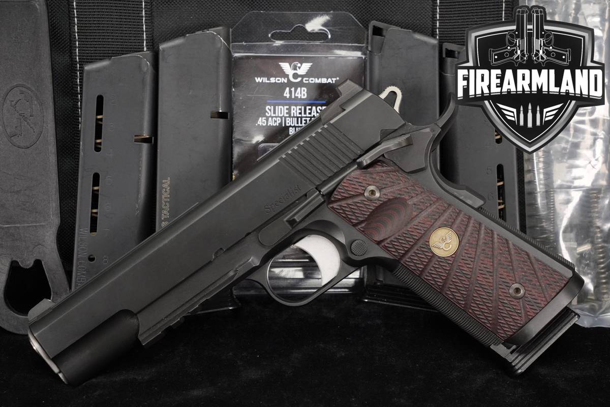 Dan Wesson Specialist Black 45 ACP 1911 +5 MAGS, CASE