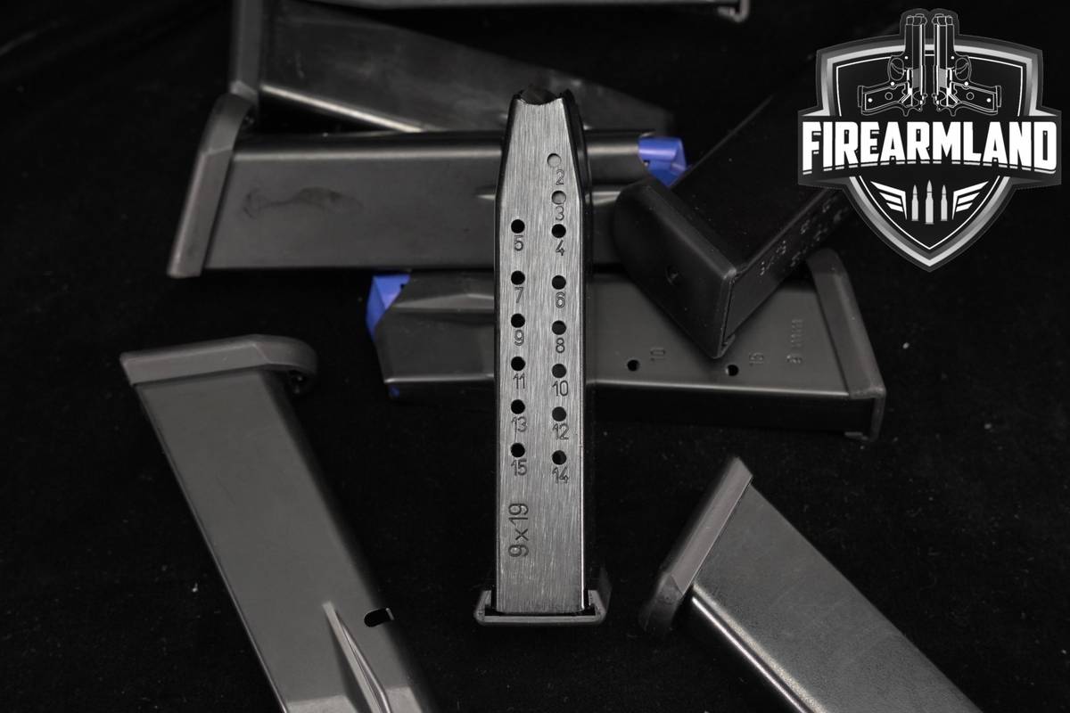 EIGHT (8) CZ 75 Compact 15 Round Magazines 9mm Luger CZ75 Mags