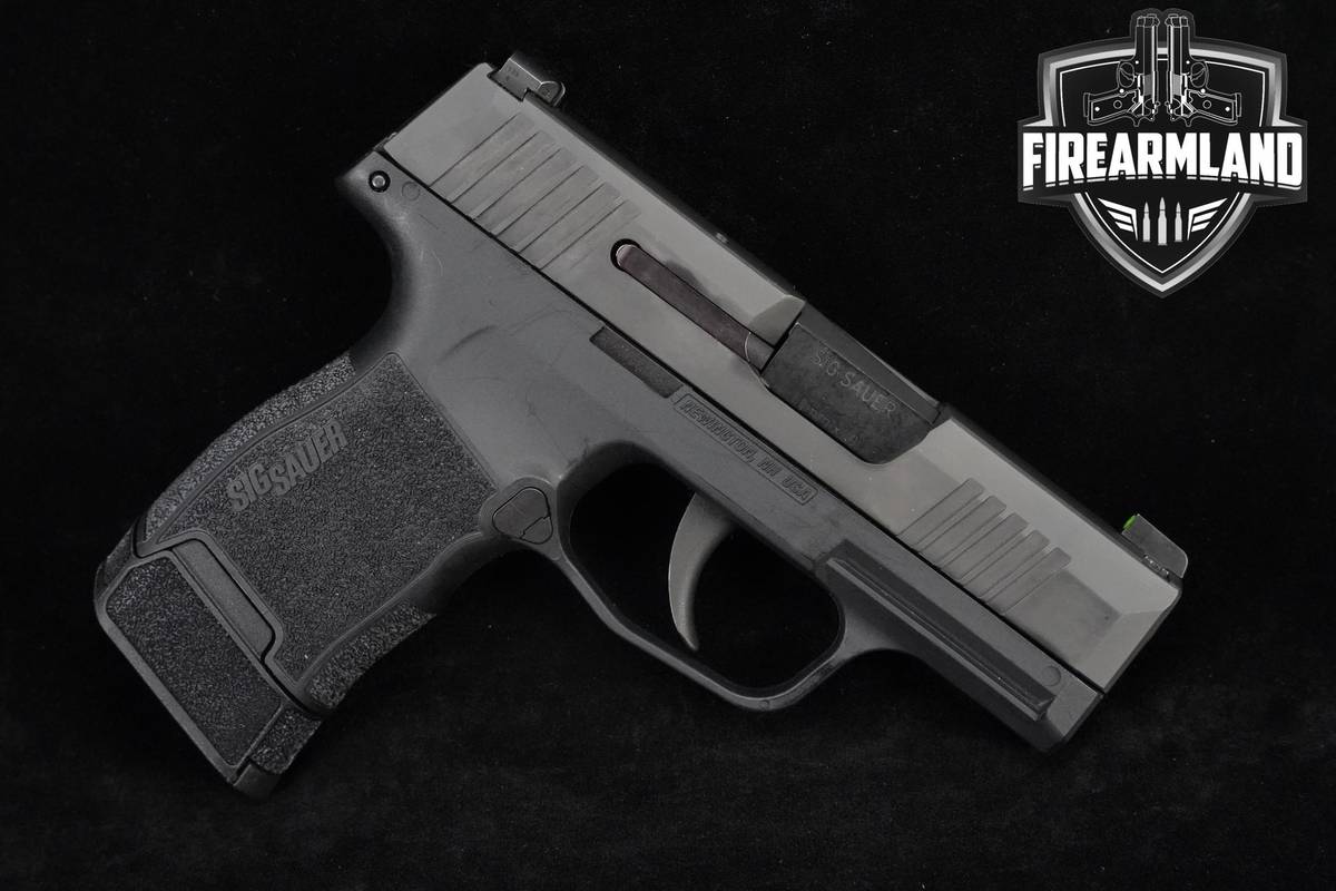 Sig Sauer P365 9mm 3.7" Nitron Sig-Sauer P-365 SIG P365 +4 MAGS & ORIG CASE