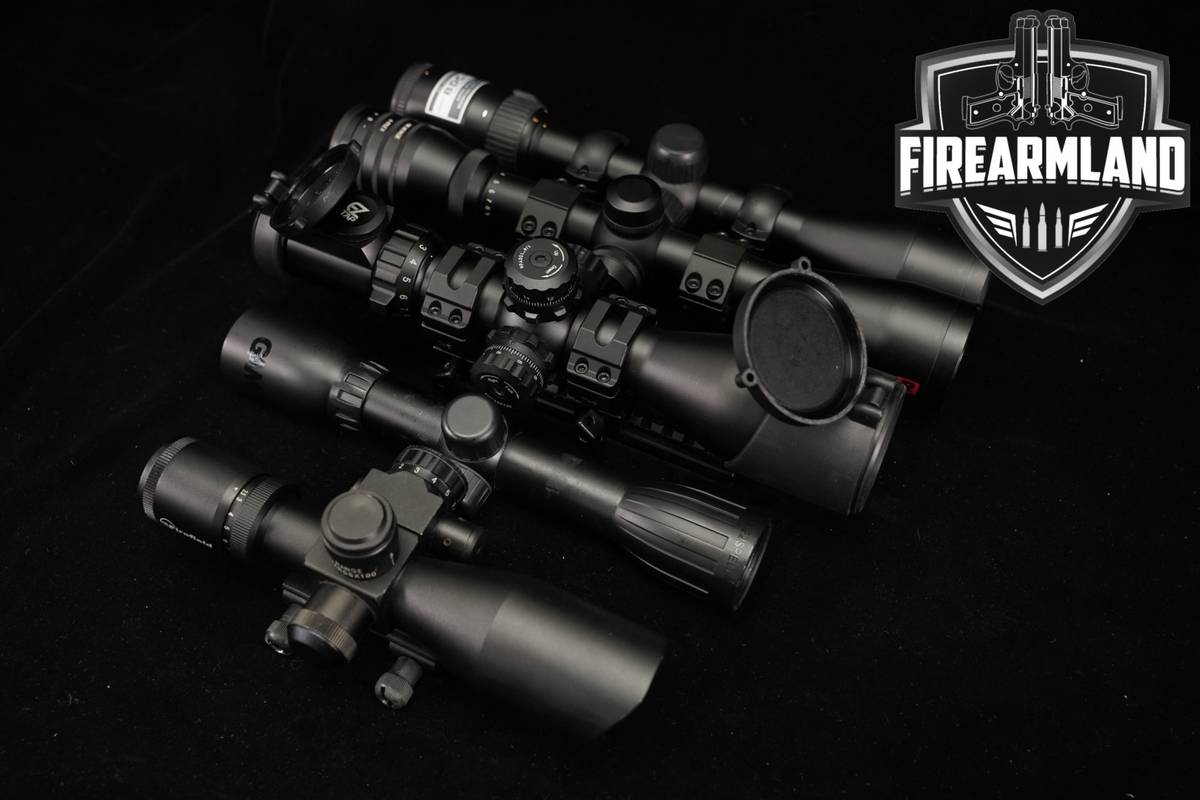 FIVE SCOPE LOT 5 Pack Firefield Nikon Gamo Redfield Accushot Scopes