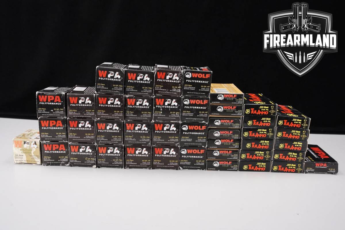 840 RDS! 223 Rem Ammo 223 Remington